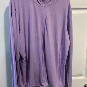 Purple Hooded Jacket